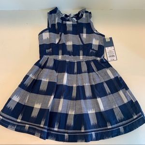Blue plaid dress